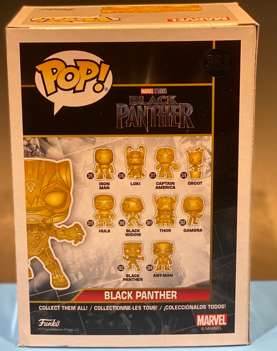 Funko Pop Black panther gold chrome