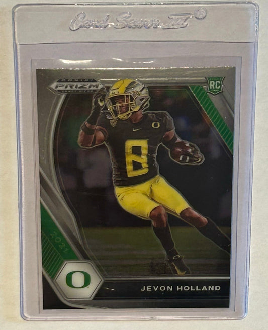 2021 Panini Prizm Draft Picks Jevon Holland Rookie Card