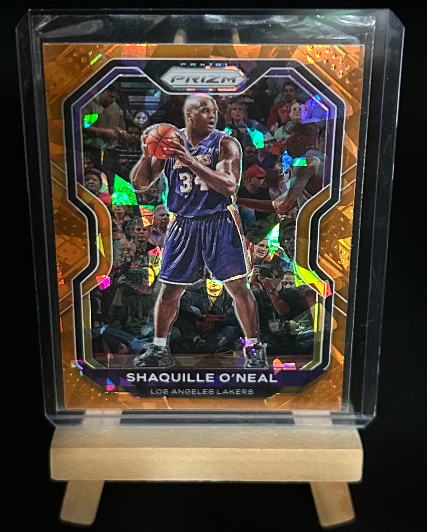 2020- 2021 Shaquille O’Neal Cracked Ice Prizm Panini Prizm Basketball Parallel Card #2