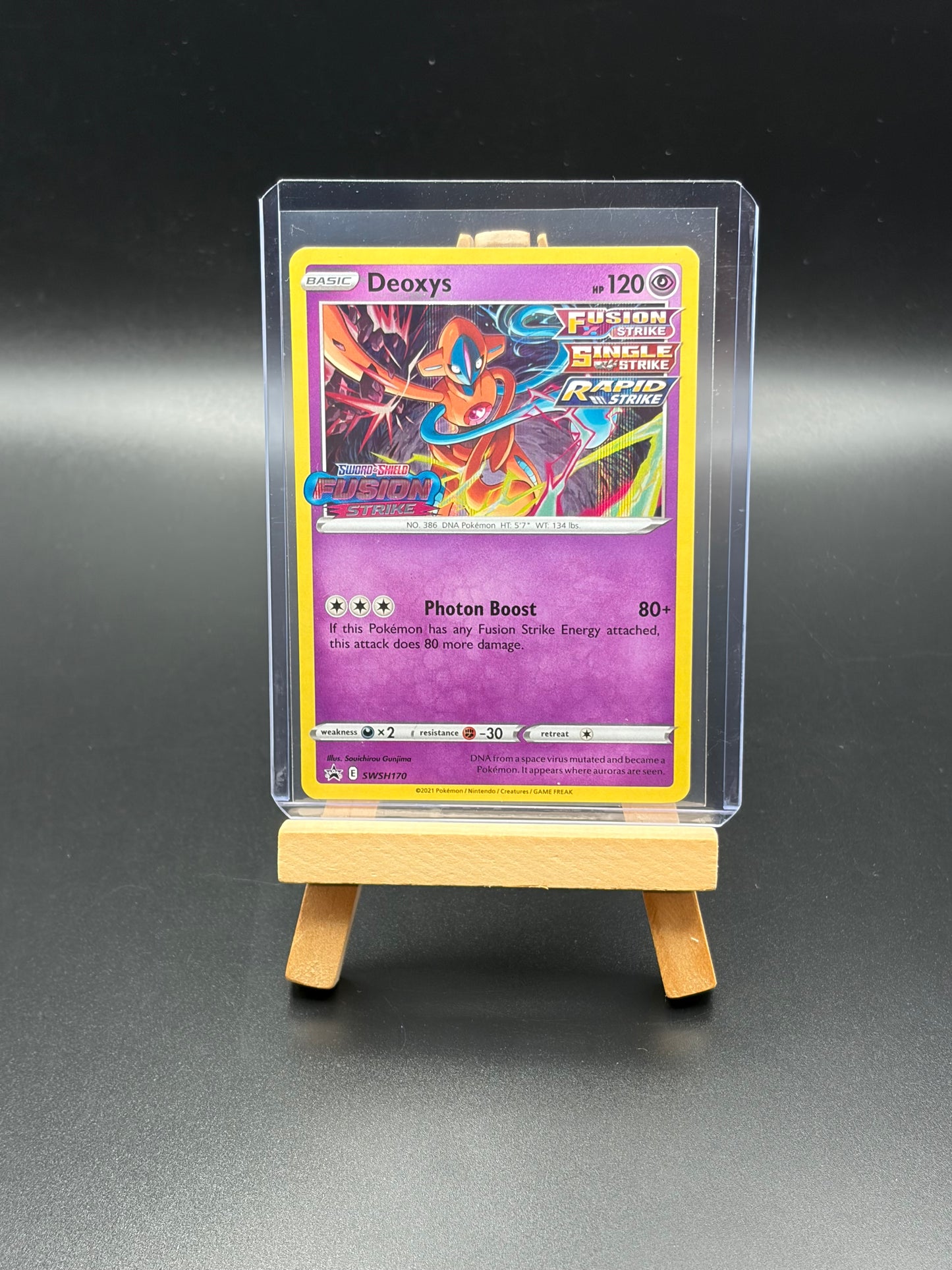 Deoxys SWSH 170 Promo : Fusion Strike Holo Rare NM