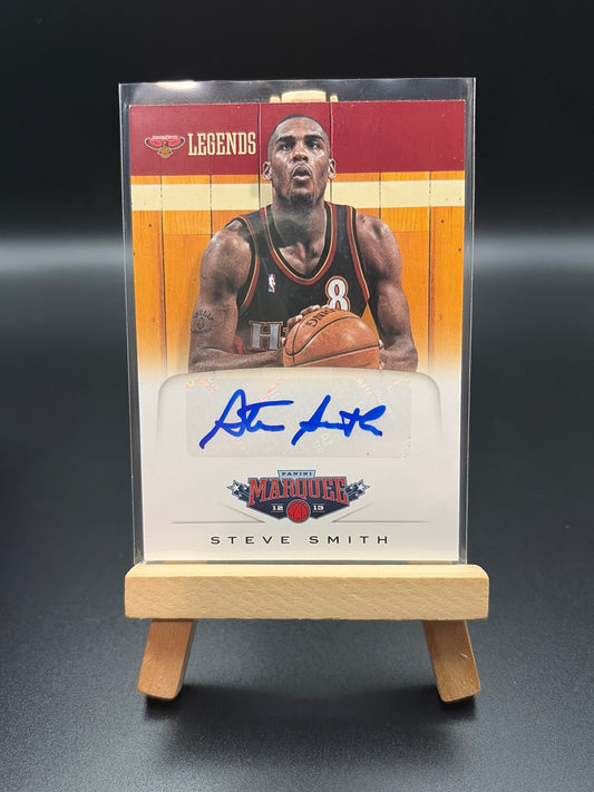 2012-13 Panini Marquee Basketball – Steve Smith Signed Card (Atlanta Hawks)