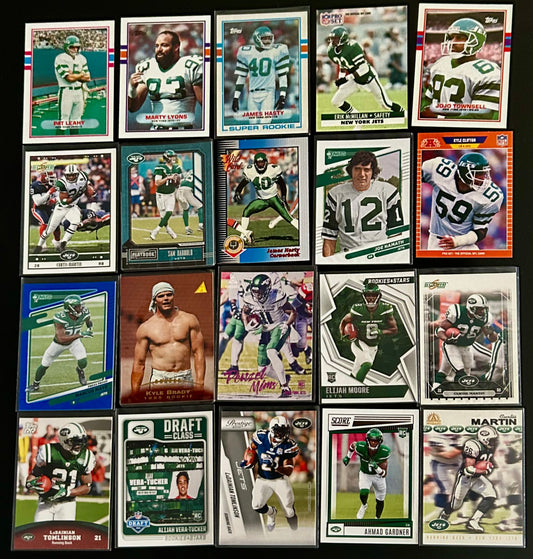 NFL New York Jets 20 card lot #1