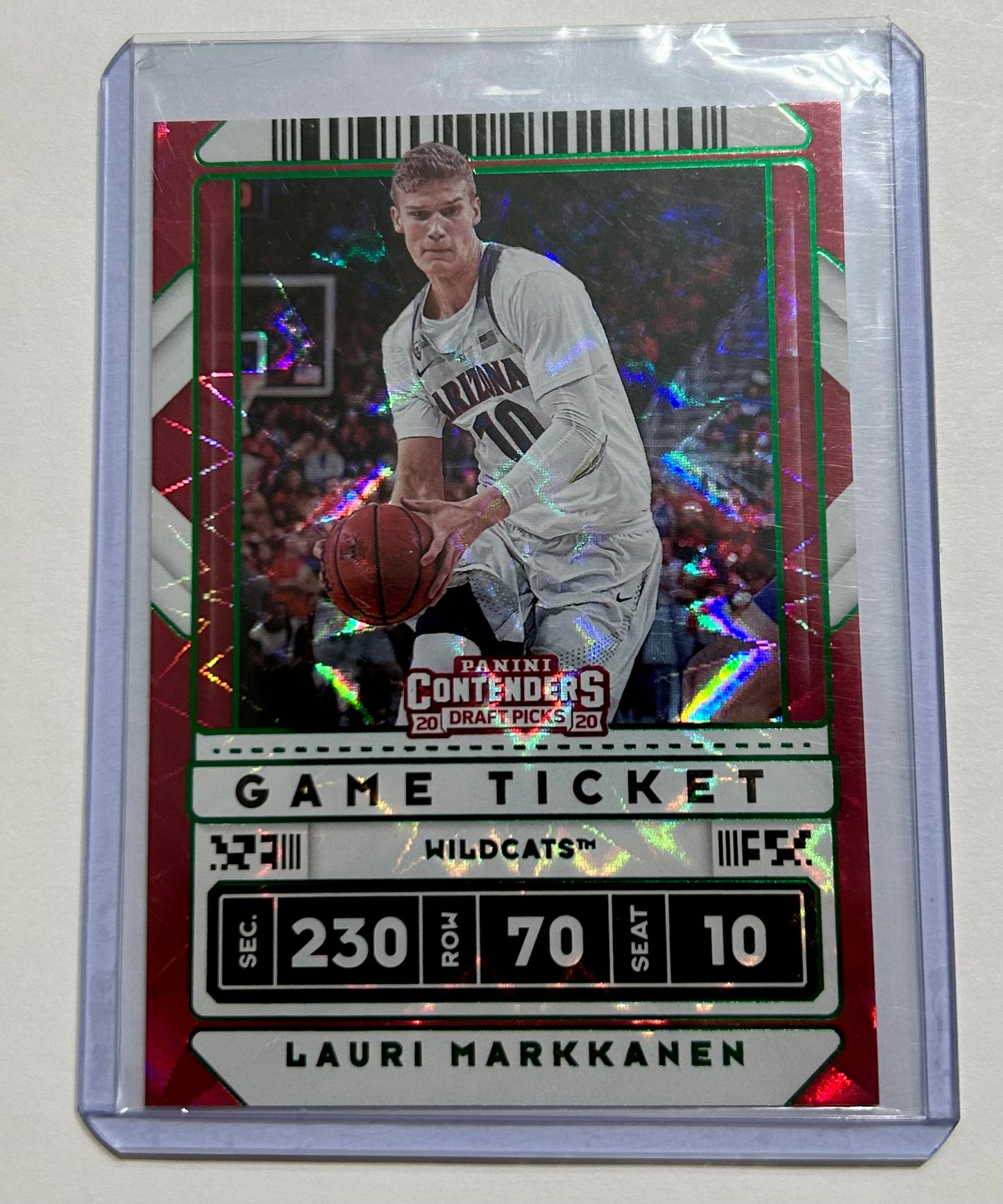 2020 Panini - Contenders Draft Picks Lauri Markkanen Green Explosion