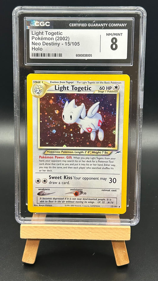 Light Togetic - Neo Destiny (N4) CGC 8 with swirl