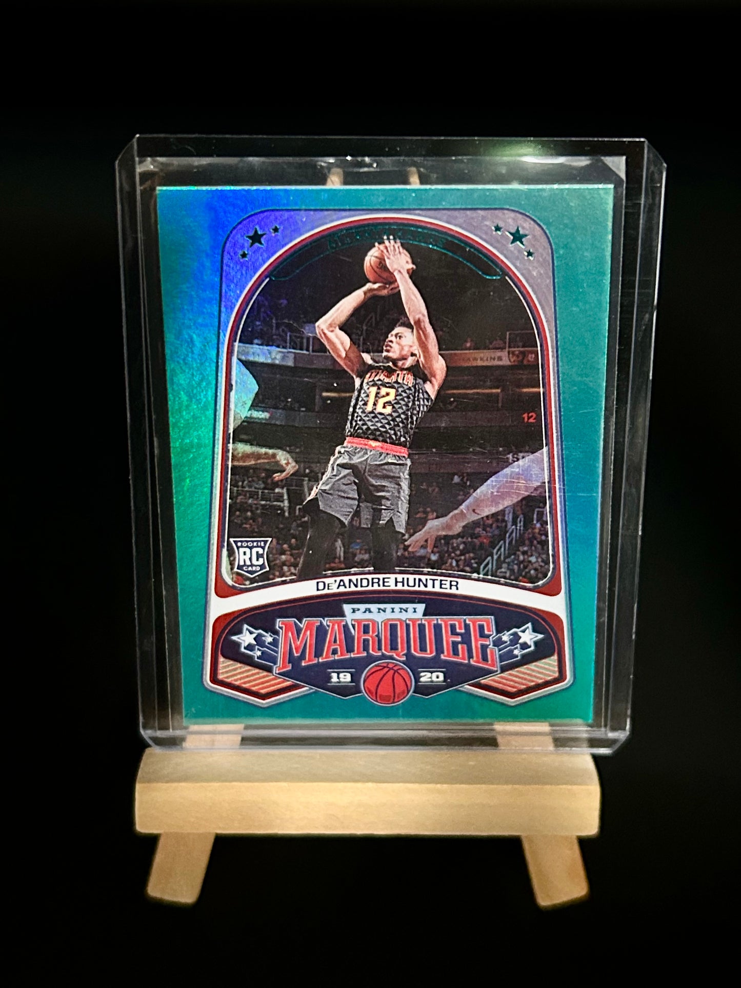 2019-2020 Chronicles Marquee Basketball De’Andre Hunter RC Teal Parallel