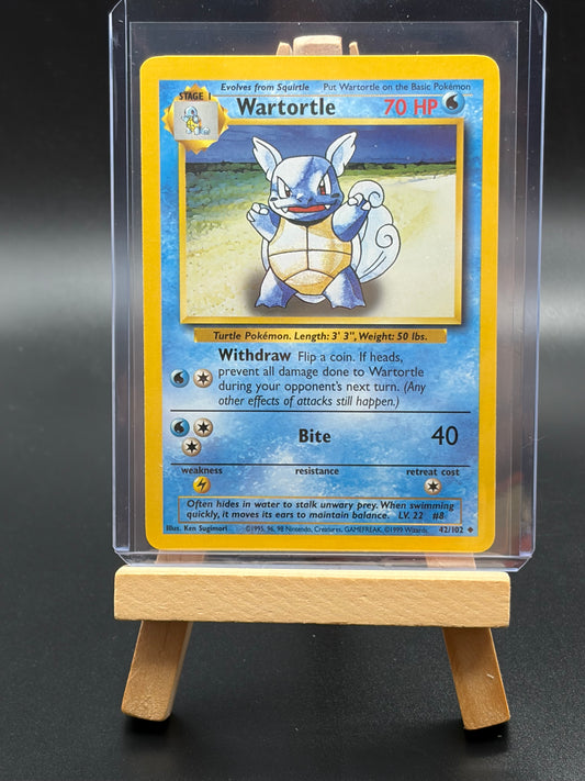 Wartortle (42) - Base Set (BS) LP