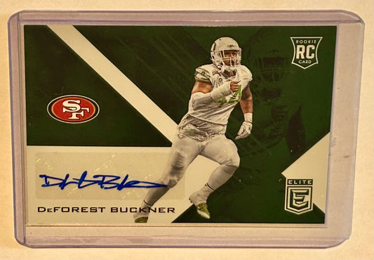 2016 Donruss Elite Green DeForest Buckner #ERA-DB Rookie Auto RC