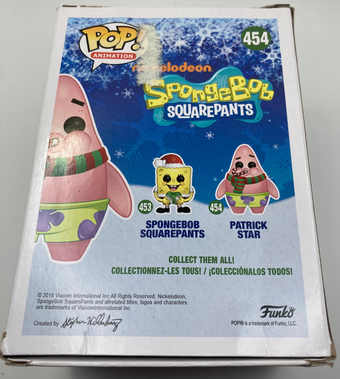 Funko Pop Patrick Santa Hat.