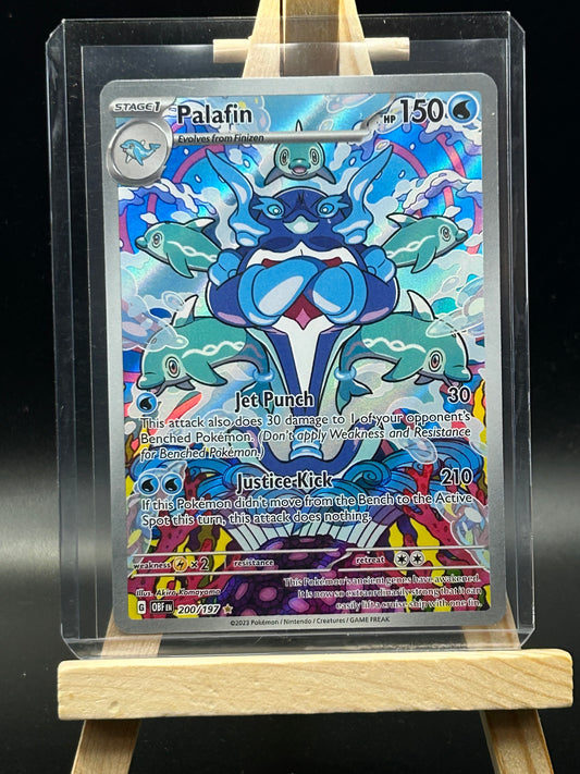 Palafin Illustration Rare- SV03: Obsidian Flames (OBF)