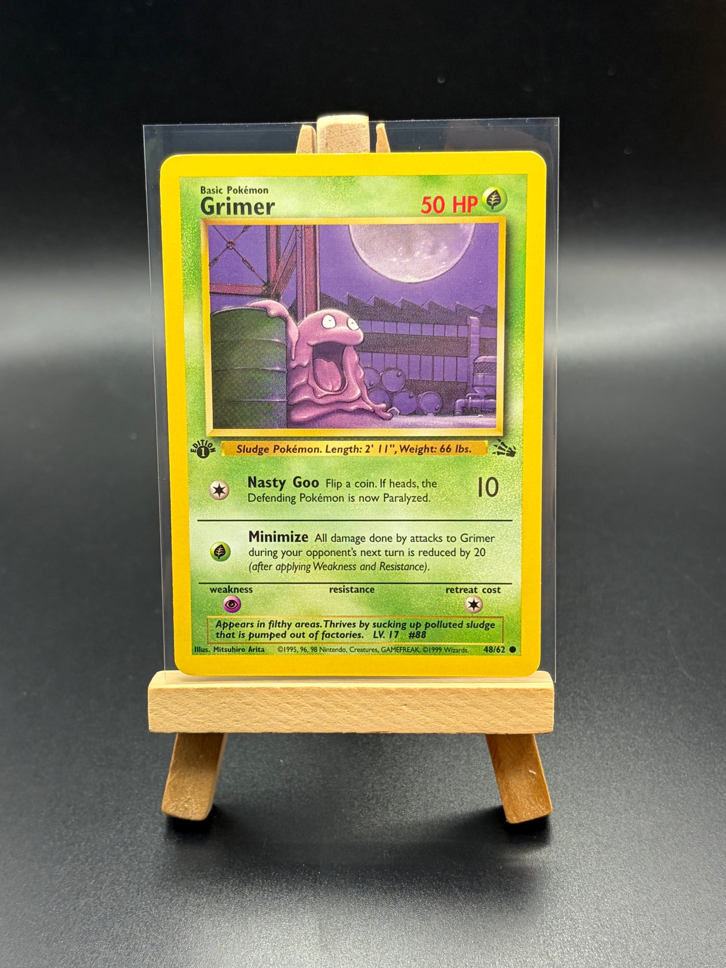 Grimer 1st Edition (48) - Fossil (FO) LP