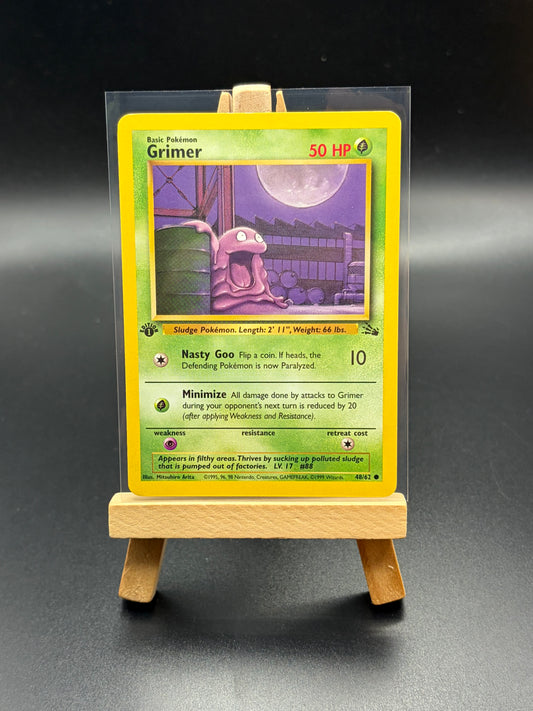 Grimer 1st Edition (48) - Fossil (FO) LP