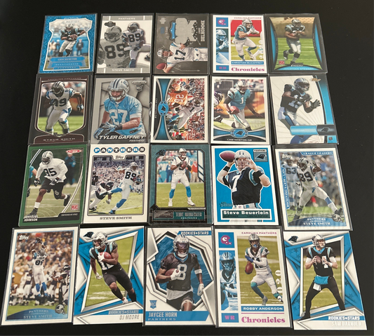 NFL Carolina Panthers 20 card lot #3