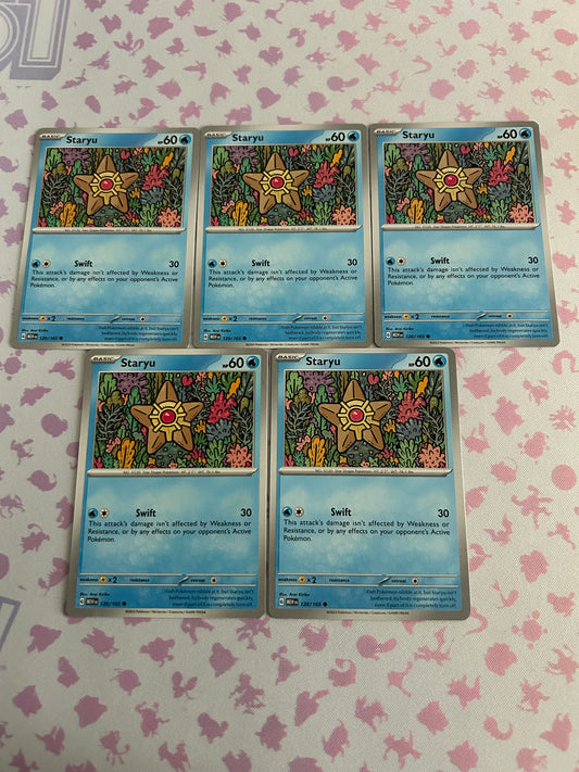 5 Staryu Card Scarlet & Violet 151 lot