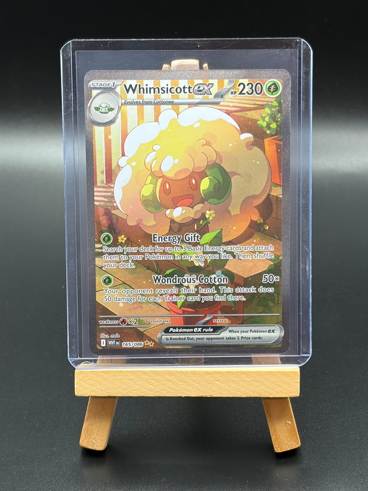 Whimsicott ex-165/086 Scarlet & Violet : White Flare Special Illustration Rare NM