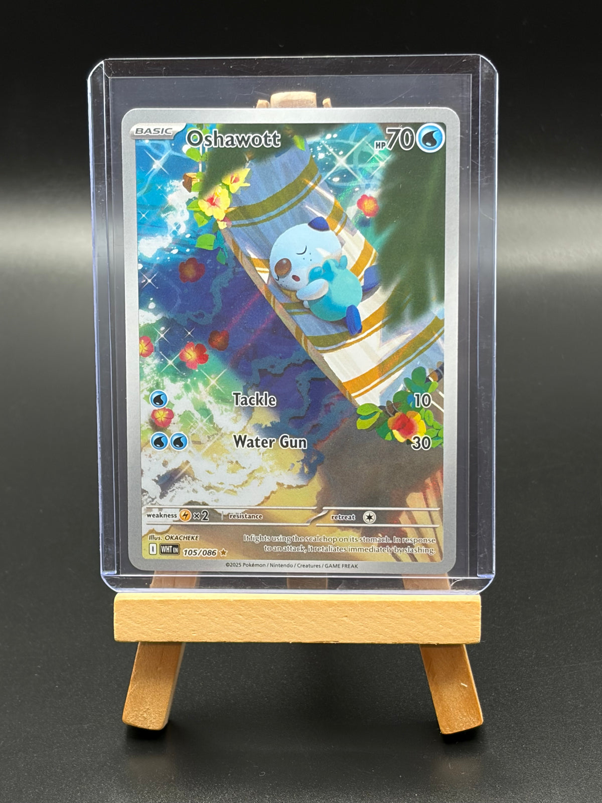 Oshawatt -105/086 Scarlet & Violet : White Flare Illustration Rare