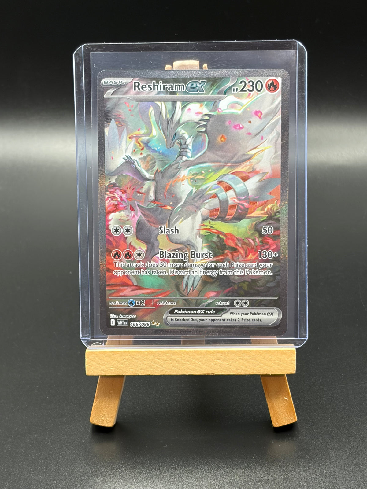 Reshiram ex-166/086 Scarlet & Violet : White Flare Special Illustration Rare NM