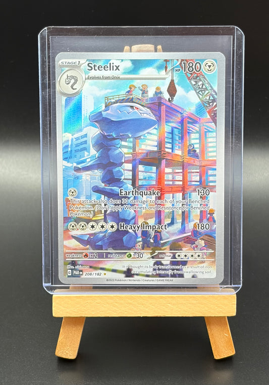Steelix - 208/182 - SV04: Paradox Rift (PAR) Illustration Rare LP