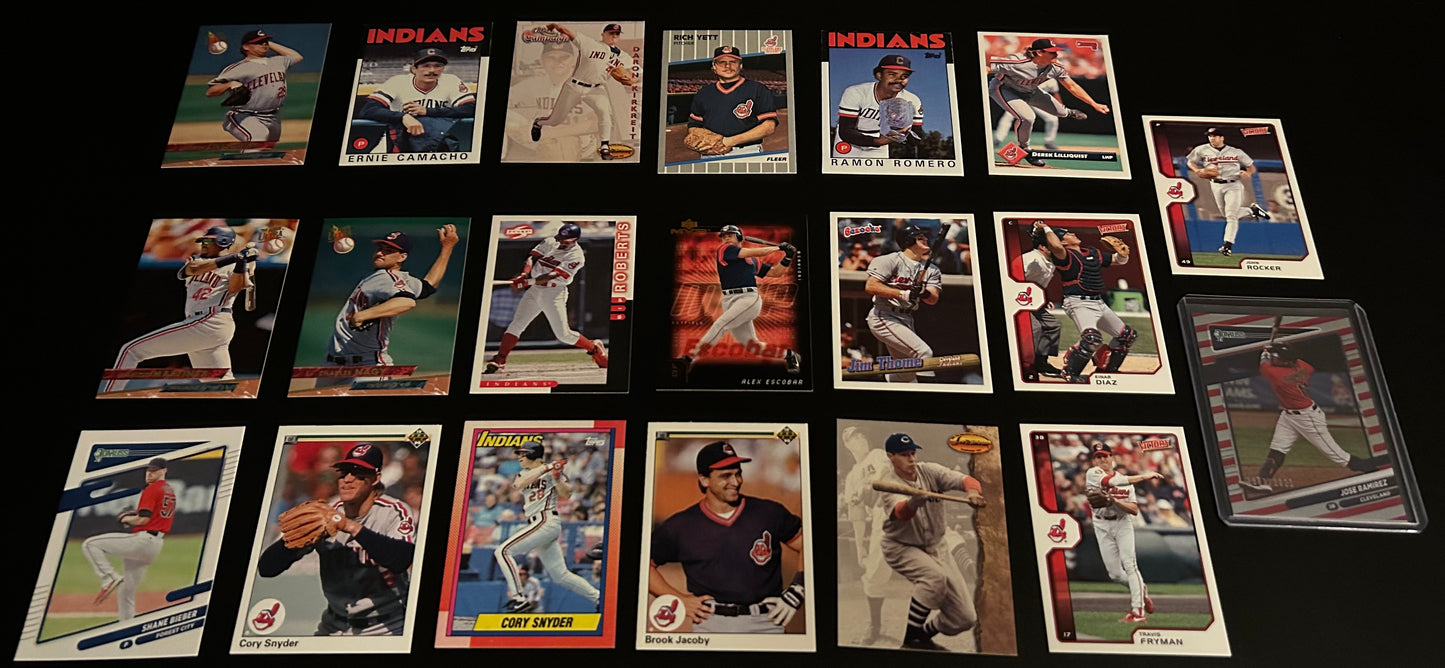 Cleveland Indians $5.00 lot #2