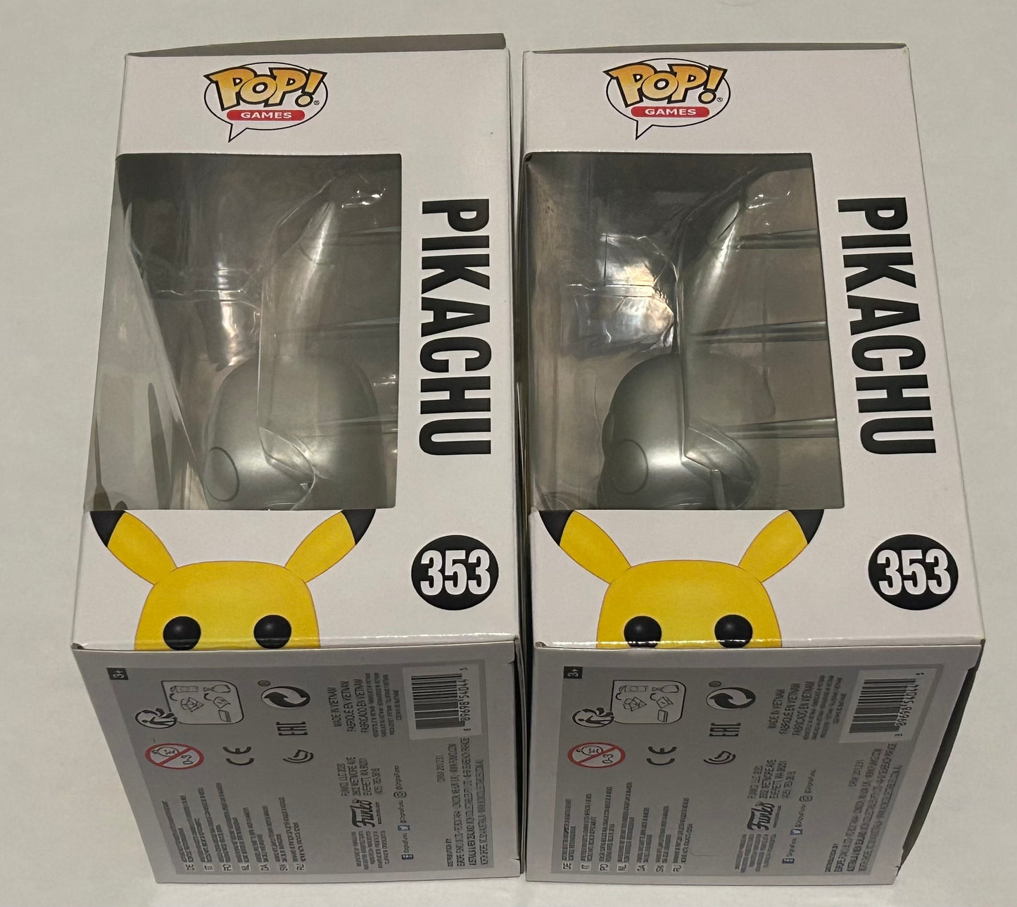 Pikachu Silver Funko Pop