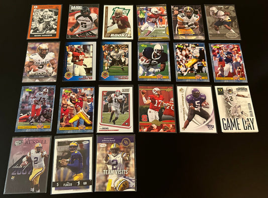 College Football $5 20 Card lot #4