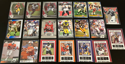 College Football $5 20 Card lot #7