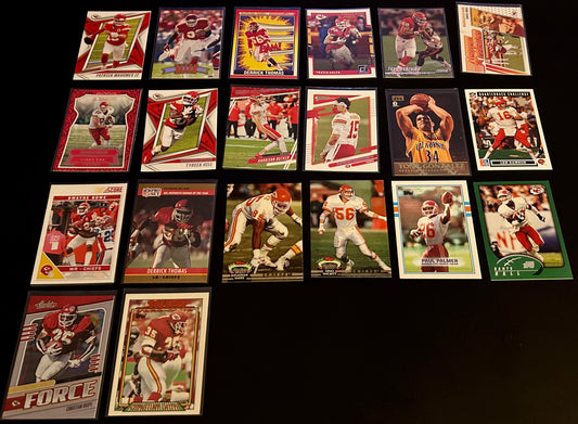 Kansas City Chiefs $5 20 Card Lot #3