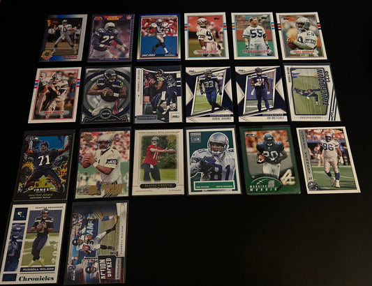 NFL Seattle Seahawks $5 20 Card Lot #2