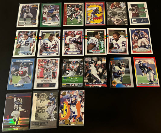 NFL New York Giants $5 20 Card Lot #3