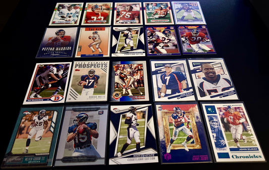 NFL Denver Broncos $5 20 Card Lot #1