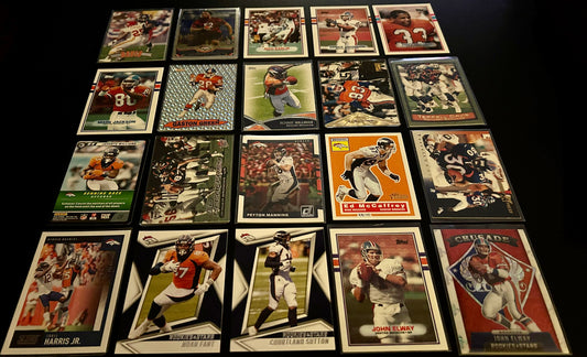 NFL Denver Broncos $5 20 Card Lot #2