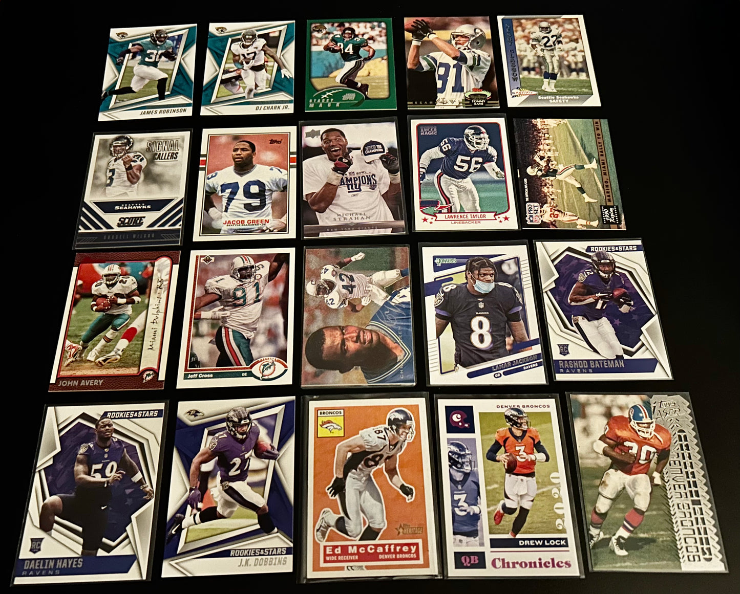 NFL $5 20 Card Lot #8