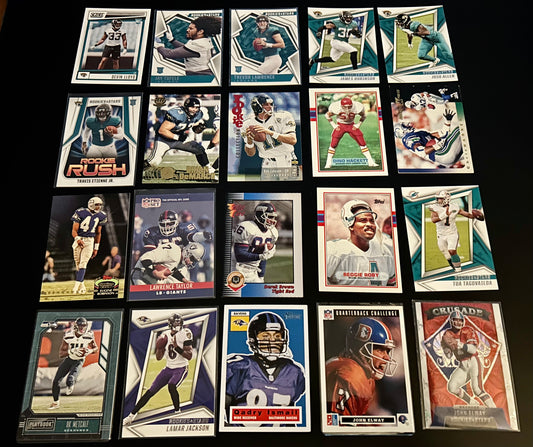 NFL $5 20 Card Lot #9