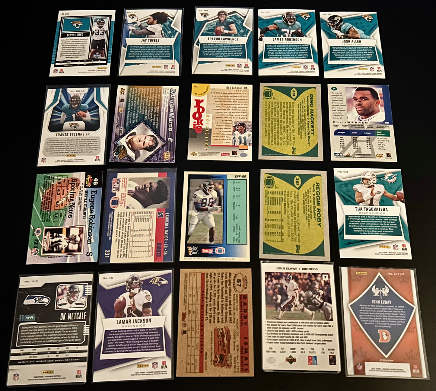 NFL $5 20 Card Lot #9