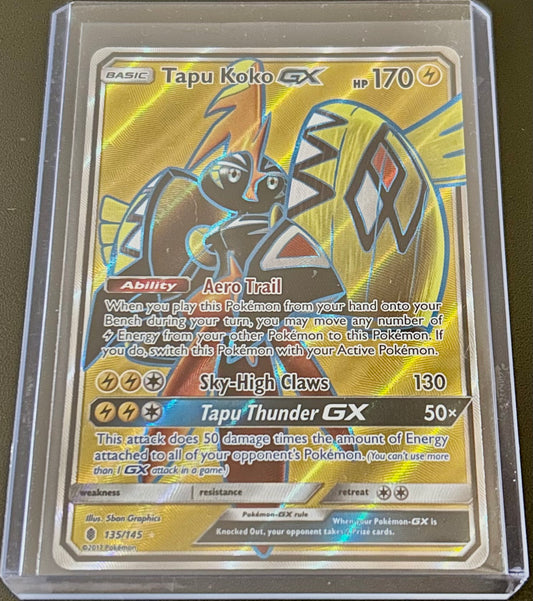 Pokémon Sun and Moon Guardians Rising Tapu Koko GX Full art