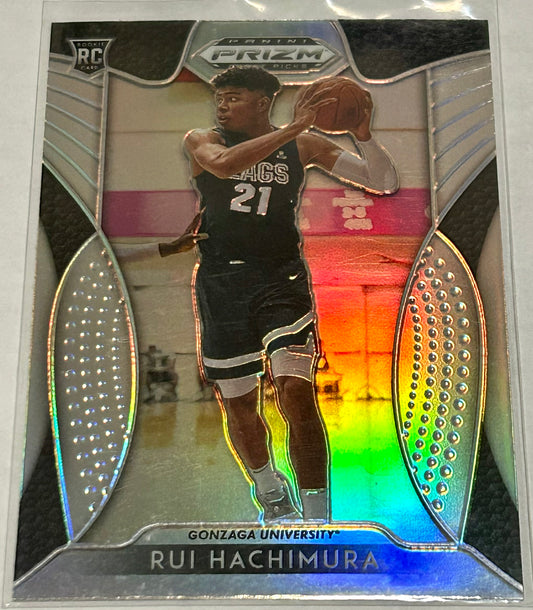 2019 Rui Hachimura Silver Prizm Panini Draft Picks Parallel Card