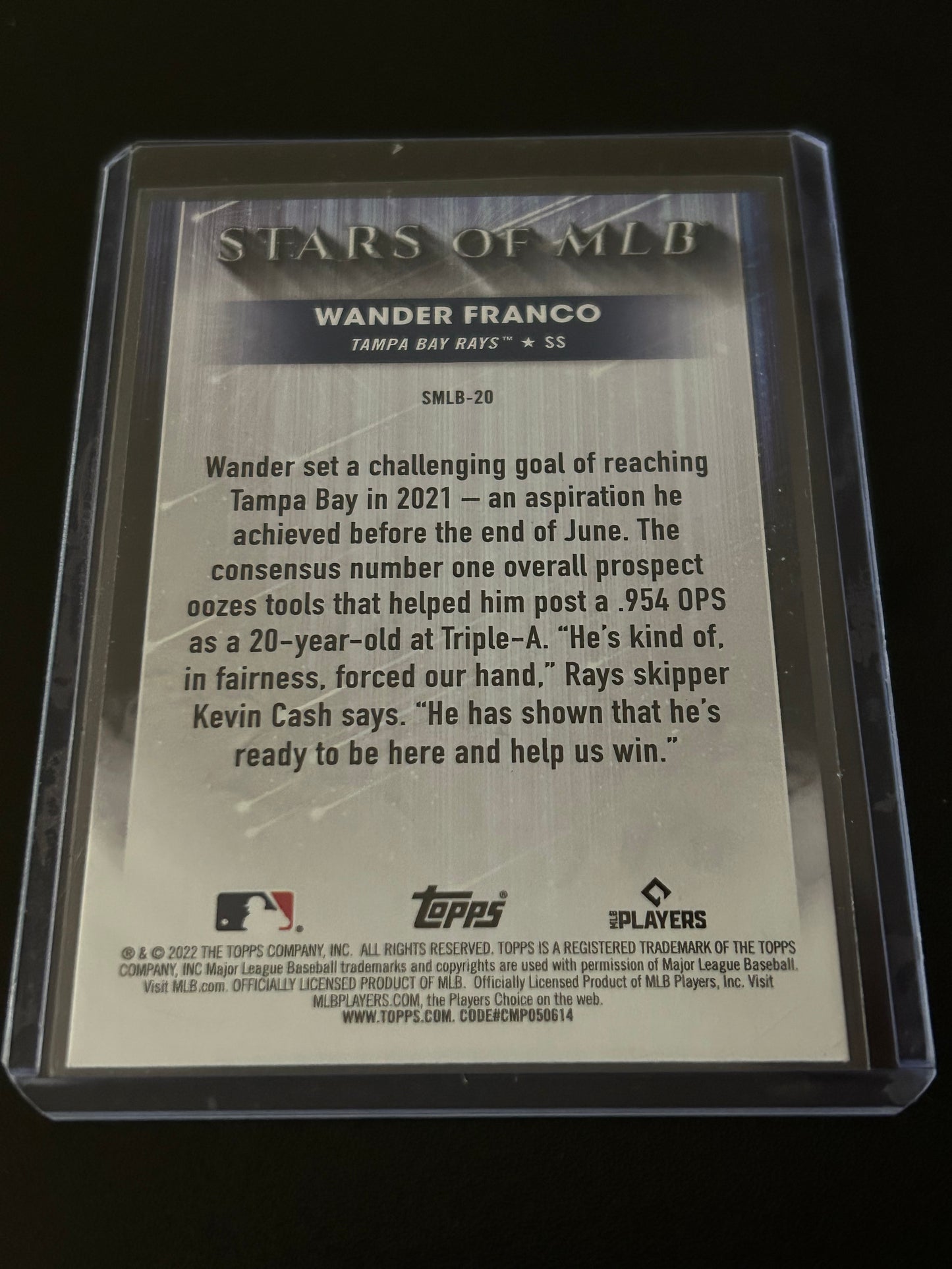 2022 Wander Franco Topps Stars of the MLB