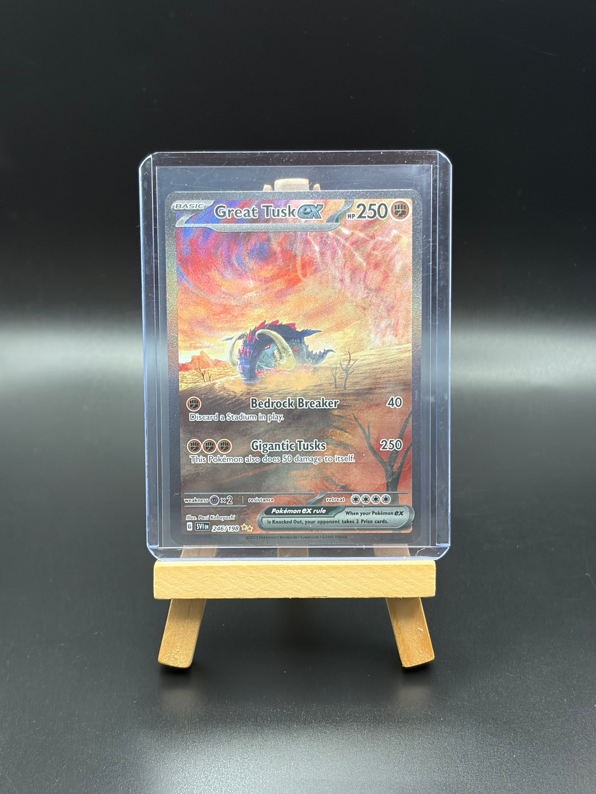 Great Tusk EX (246) Scarlet & Violet Base Set NM