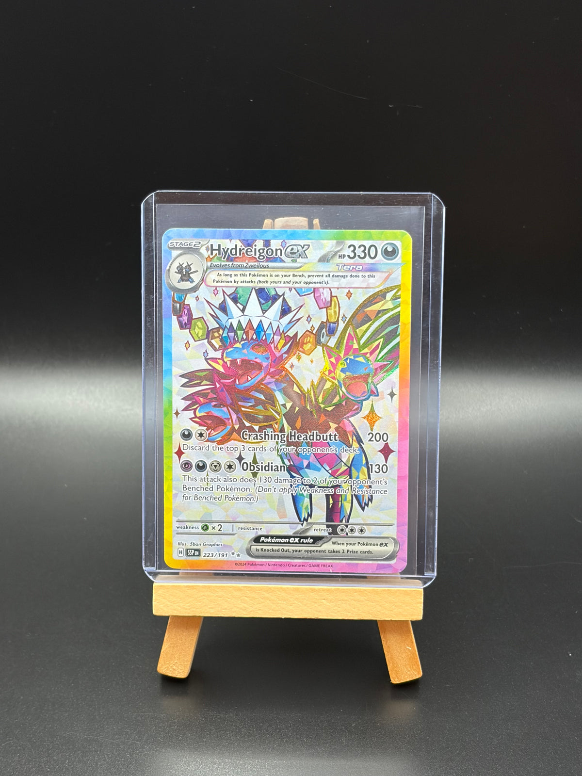 Hydreigon Ex- 223/191 SV:08 Surging Sparks Ultra Rare LP