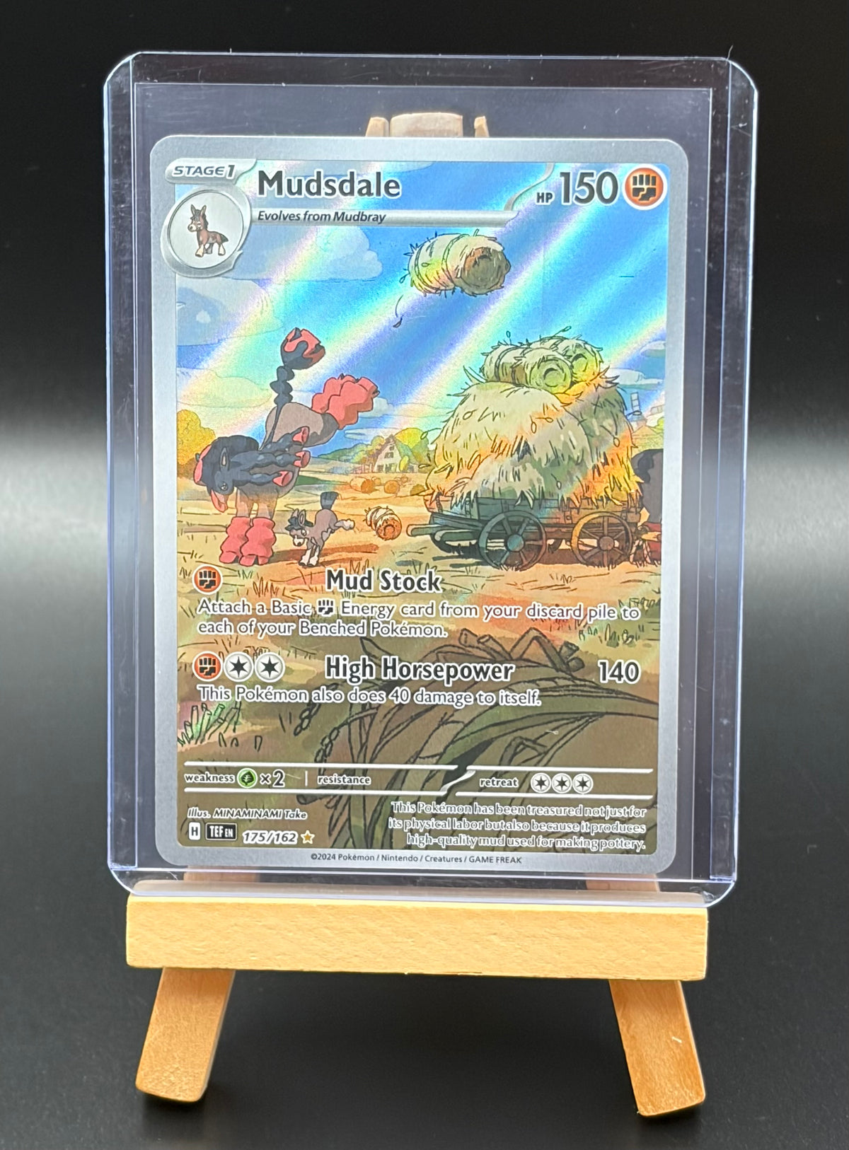 Mudsdale - 175/162 Illustration Rare- SV05: Temporal Forces (TEF)LP