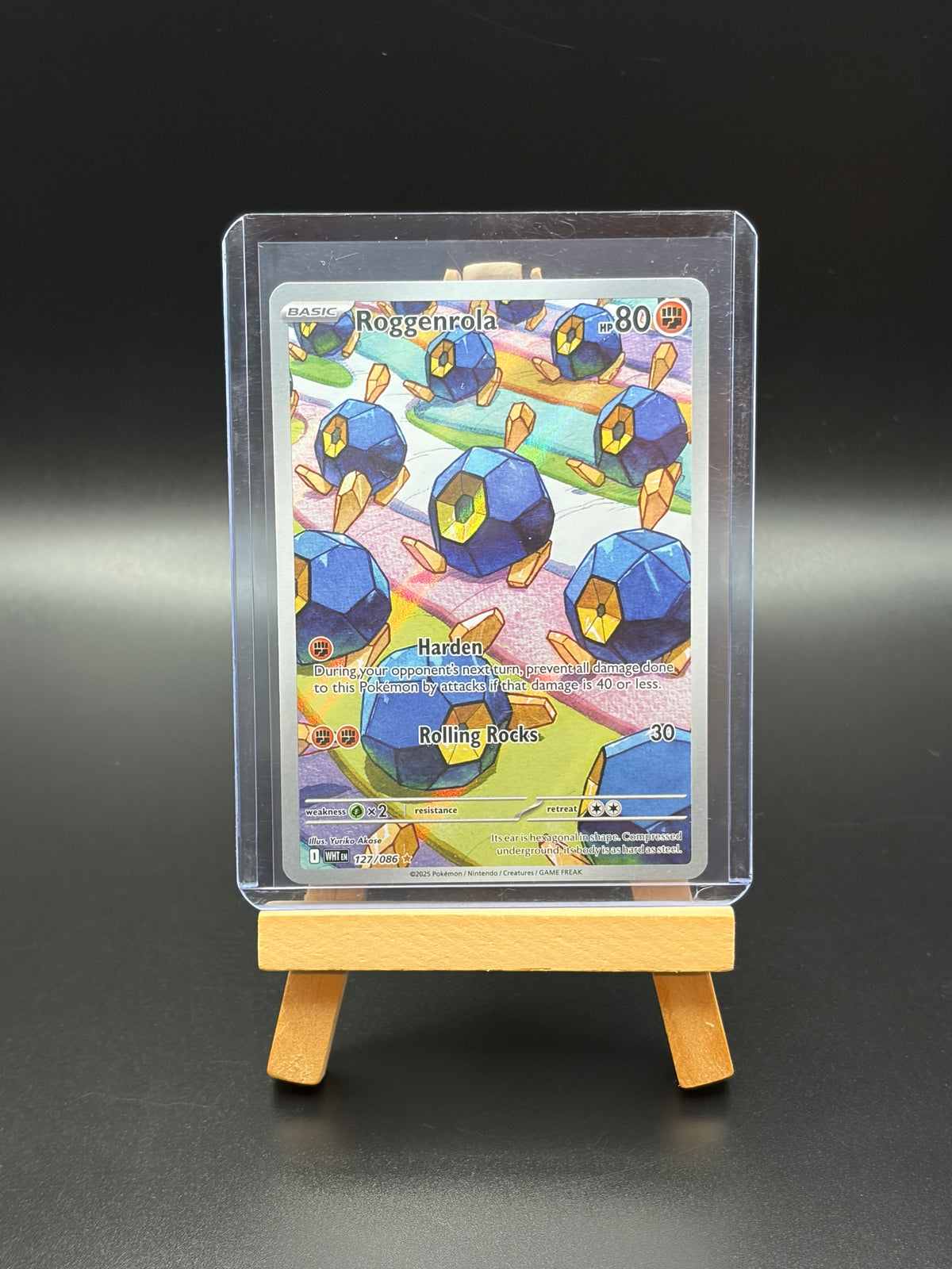 Roggenrola -127/086 Scarlet & Violet : White Flare Special Illustration Rare LP