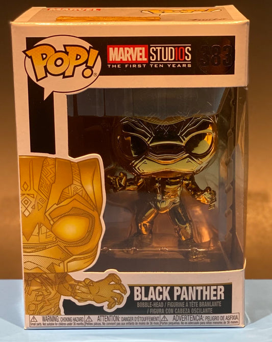 Funko Pop Black panther gold chrome