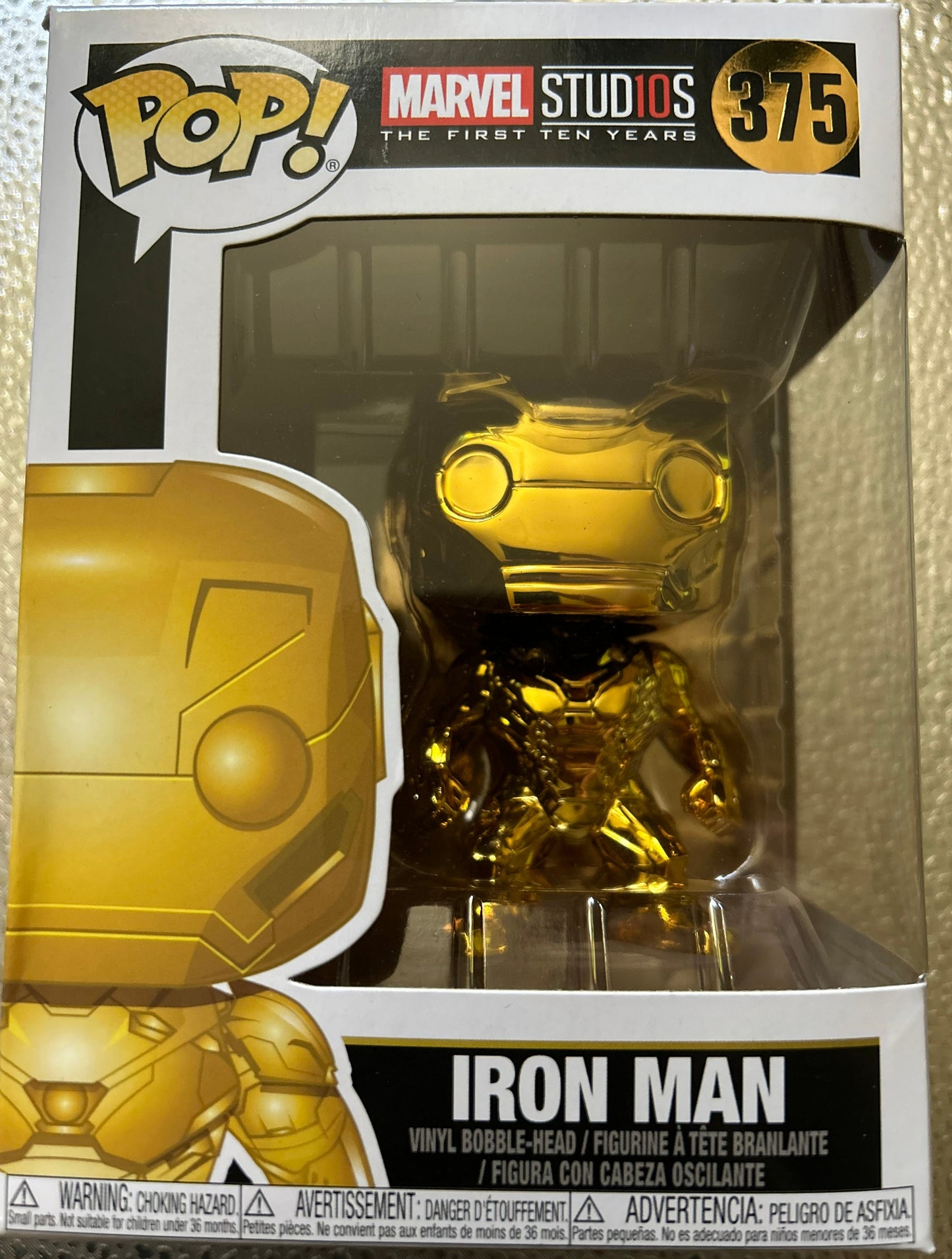 Funko Pop Iron Man Gold Chrome