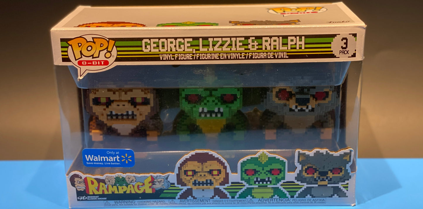 Funko Pop 8 bit rampage pack